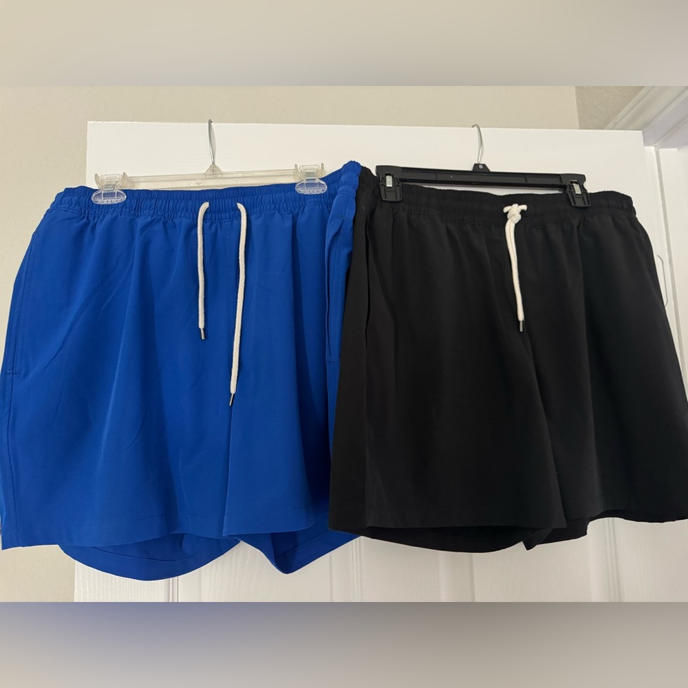 Polo Ralph Lauren Athletic Shorts in Blue and Black